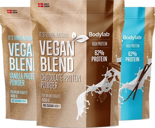 Bodylab Vegan Protein Blend 400g - Chocolate Bodylab Vegan Protein Blend 400g - Chocolate
