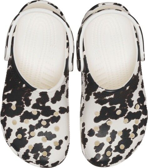 Crocs Classic Pop Animal Clog   Cream   37/38