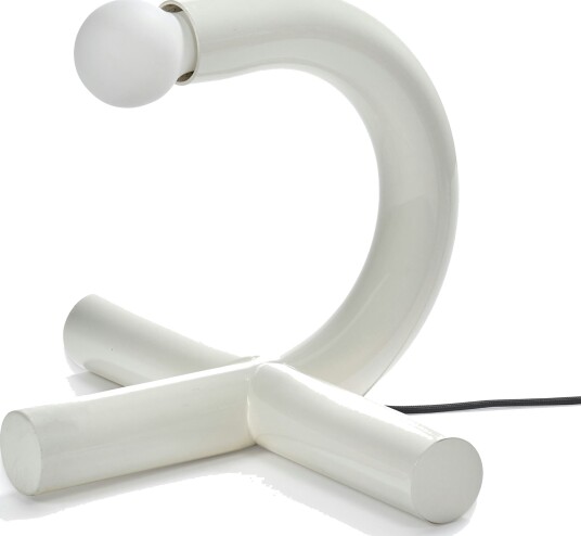 La Tre Bordlampe Hvit La Tre Bordlampe Hvit