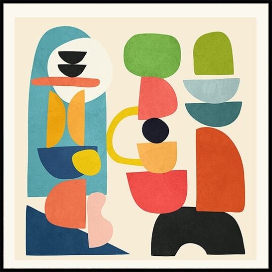 Minimal Abstract Geometry 2 Plakat Plakat / 30x30cm