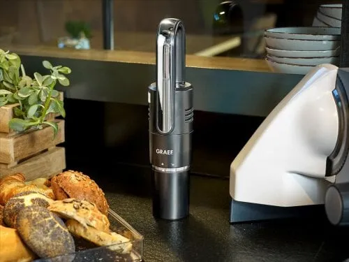 Graef Crumbchef Kc 502 Tørr Hepa Filtrering Uten Pose Sort Batteri