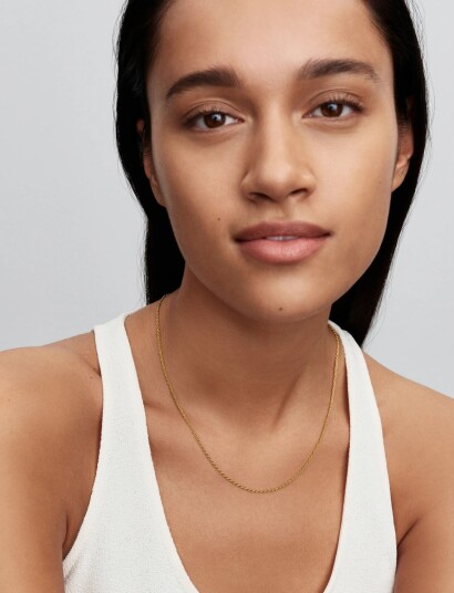 Pandora Rope Chain Necklace Gold 70 CM