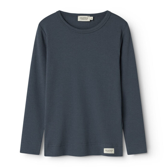 MarMar Modal Blue Plain Bluse 6 år/116