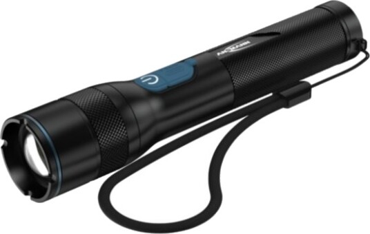 Ansmann Ta1800rf, Lommelykt, Svart, Aluminium, Plast, Knapper, Ip44, Smd Led