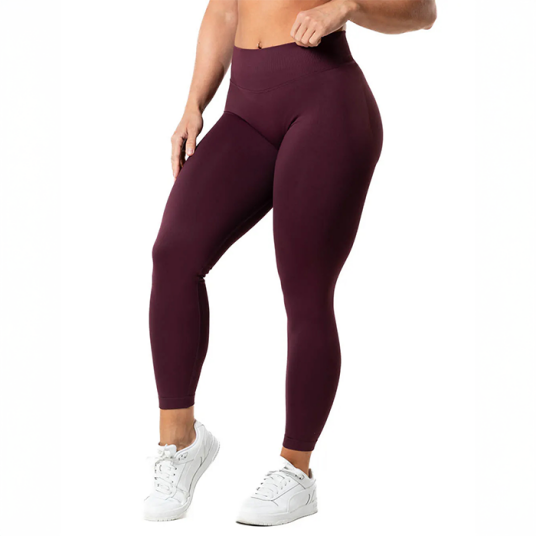 Relode Aura Seamless Scrunch Tights Rød Röd Medium