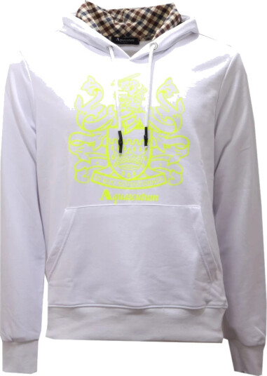 Aquascutum Herre Gensere & Hettegensere Hvit XL,