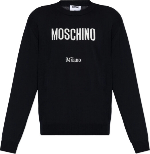 Moschino Herre Strikkevarer Svart XL, Moschino Herre Strikkevarer Svart XL,