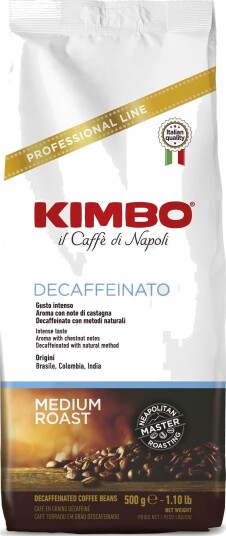 Kimbo | Koffeinfri 500 g kaffebønner Kimbo | Koffeinfri 500 g kaffebønner