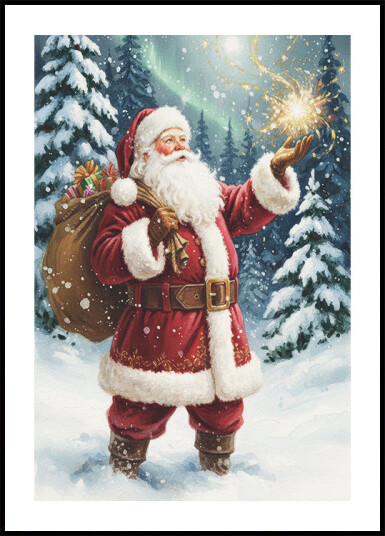 Santa Claus Magic Plakat Plakat / 30x40cm