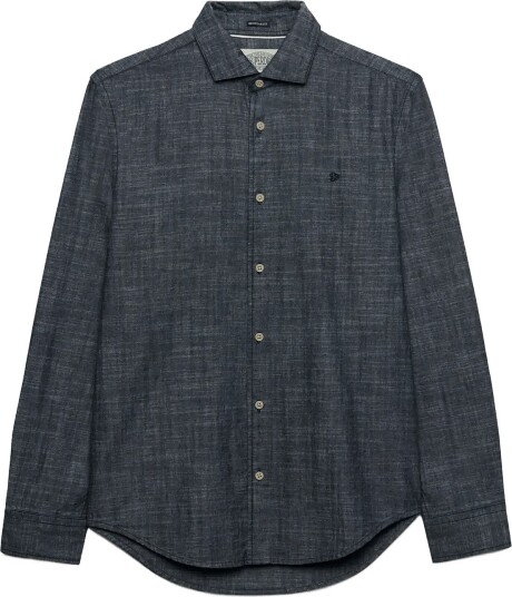 Superdry Essentials Chambray L/S Shirt RINSE INDIGO L