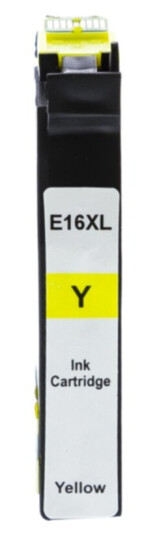 inkClub KEC076 Blekkpatron, erstatter Epson 16XL, gul, 450 sider