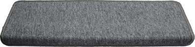 Polytuft Rambo mørkegrå rektangulær   trappeteppe