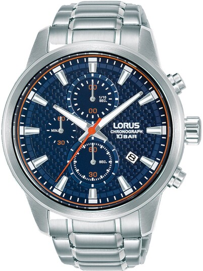 Lorus Herreklokke RM329HX9 Sports Blå/Stål Ø44 mm