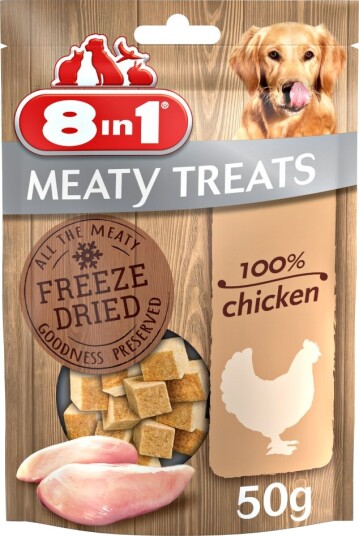 8In1 Meaty Treats 2 X Kyllingbryst 2 X 50 G 8In1 Meaty Treats 2 X Kyllingbryst 2 X 50 G