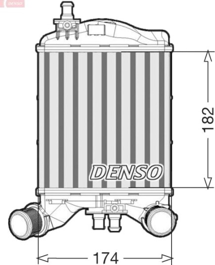 DENSO DIT09112 Intercooler