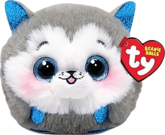 Ty Beanie Balls Husky Kosedyr Grå Hvit 3+ år