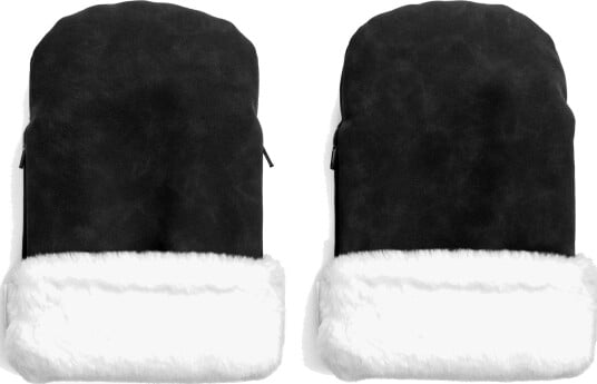 Kongwalther Østerbro Lamb Barnevognvotter, Black & White