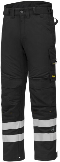 Snickers Workwear 6619 AllroundWork Vinterbukse svart/svart, lange, foret Svart/Svart, Klær