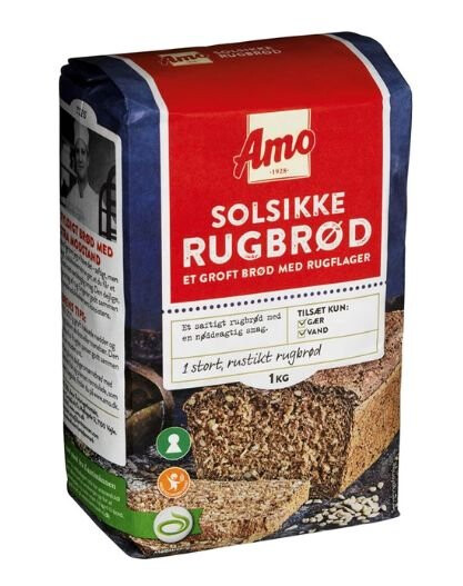 Rugbrødsblanding Solsikke Amo 1kg