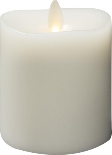 Konstsmide 1600-115 Vokslys krem, varmhvit, LED 7,6x11,4 cm, Belysning