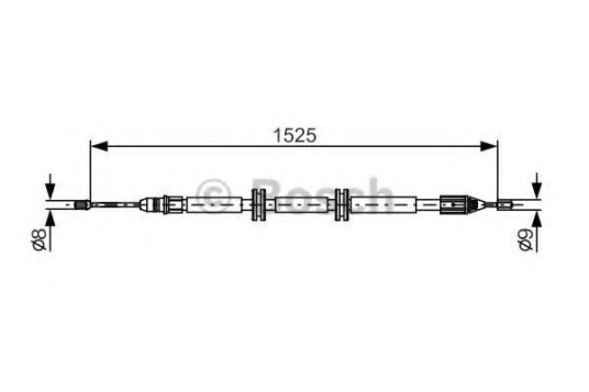 Bremsewire BOSCH 1 987 482 142 Bremsewire BOSCH 1 987 482 142