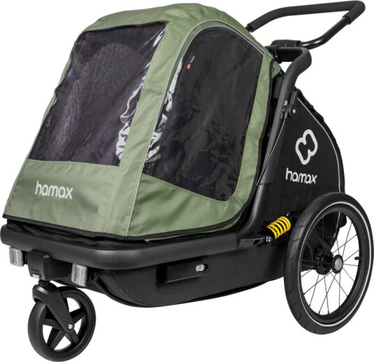 Hamax Rain Cover M (pluto) Green/black M