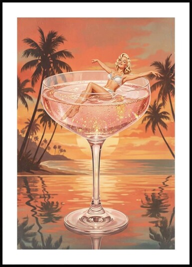 Cocktail Spa Plakat Plakat / 30x40cm
