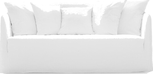 Gervasoni Ghost 10 Sofa Lino Bianco