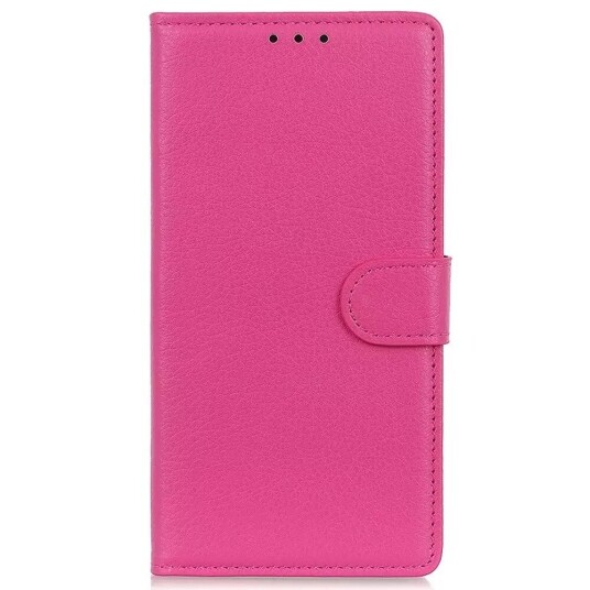 INCOVER Samsung Galaxy M12 Litchi Skinndeksel med Lommebok - Pink