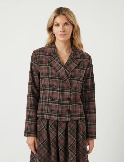 YAS Yasturbo Ls Blazer Burgundy 40