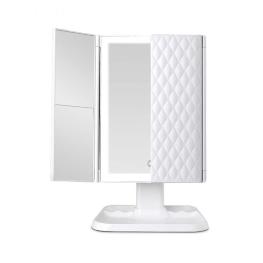 Sminkespeil med LED belysning Hvit Sminkespeil med LED belysning Hvit