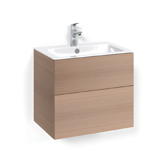 Macro Design Crown Plain Servantskap 2 Skuff - med Light Servant Eik / 60cm 8