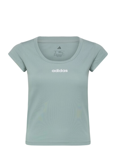 Adidas Performance Q1 Hyg Baby Tee Green L Adidas Performance Q1 Hyg Baby Tee Green L