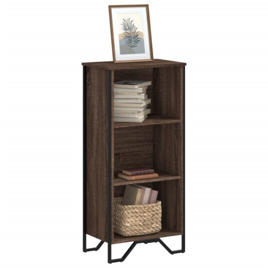 Bokhylle brun eik 50x31x106 cm konstruert tre Bokhylle brun eik 50x31x106 cm konstruert tre