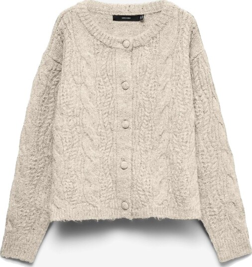 Vero Moda Vmingrid Ls O Neck Cable Cardigan Boo BIRCH M