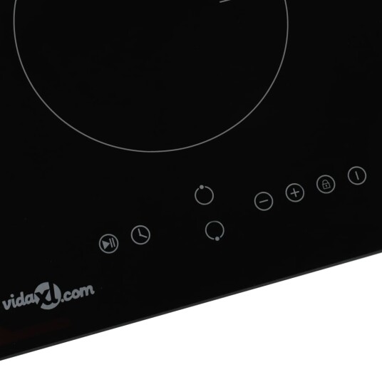 vidaXL Induksjonskomfyr med 2 plater berøringskontroll glass 3500 W vidaXL Induksjonskomfyr med 2 plater berøringskontroll glass 3500 W