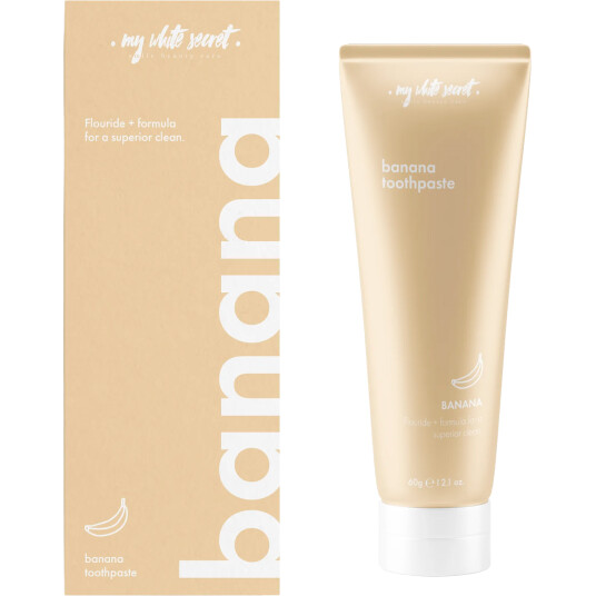 Xylitol Tannkrem MY WHITE SECRET Banan 60g