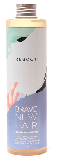 Brave New Hair Reboot sjampo 250 ml – Sulfatfri med reparerende egenskaper Brave New Hair Reboot sjampo 250 ml – Sulfatfri med reparerende egenskaper