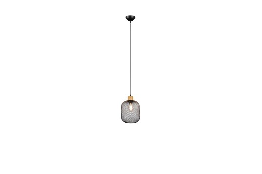 Trio Lighting Calimero taklampe 1L E27 22cm matt svart - Matt svart Trio Lighting Calimero taklampe 1L E27 22cm matt svart - Matt svart