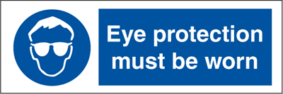 Jo Safety Eye protection must Photoluminescent Rigid PR HR 100 x 300 mm IMO 106231PRHR Jo Safety Eye protection must Photoluminescent Rigid PR HR 100 x 300 mm IMO 106231PRHR