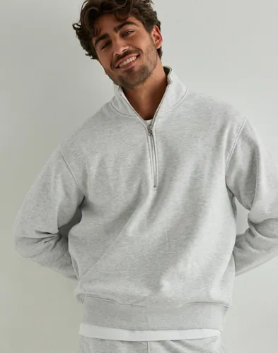 Jack & Jones Jjeurban Edge Sweat Half Zip Noos Half zip Grå