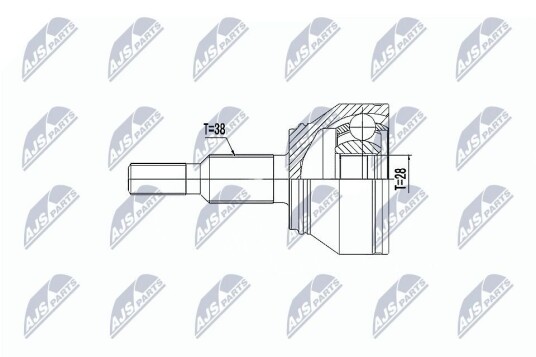 Nty Drivknute drivaksel NTY NPZ VW 042