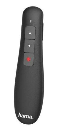 Hama "X-Pointer" Wireless laser presenter presentation remote control - Svart Hama "X-Pointer" Wireless laser presenter presentation remote control - Svart