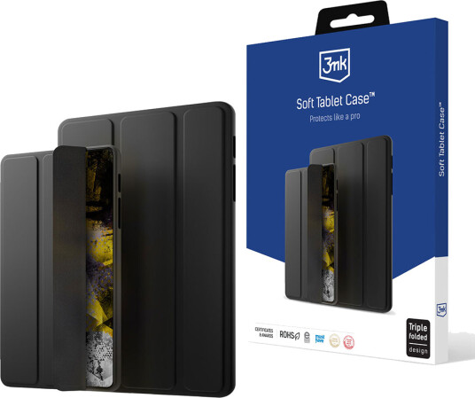3mk Soft Cover til iPad 10.2" (7/8/9. generasjon) Svart