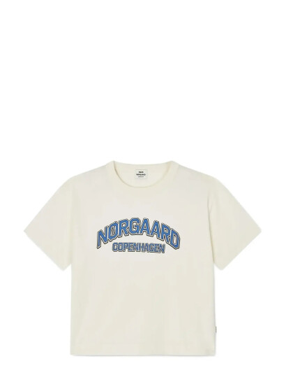Mads Nørgaard Dry Single Tristi Tee Cream 128 Mads Nørgaard Dry Single Tristi Tee Cream 128