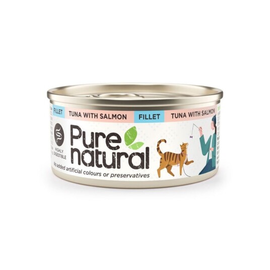 Purenatural Tuna Fillet With Salmon 70G
