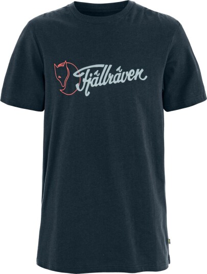 Fjellreven Men"s Archive Logo T Shirt Dark Navy XXL