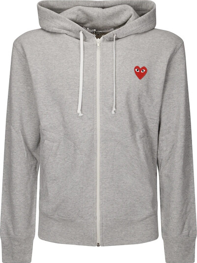 Comme des Garçons Play Herre Gensere & Hettegensere Grå S, Comme des Garçons Play Herre Gensere & Hettegensere Grå S,