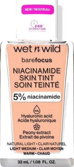 Wet n Wild Bare Focus Niacinamide Skin Tint - Light Foundation Skjønnhet Makeup