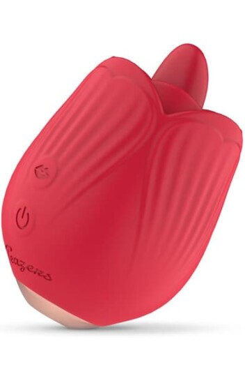 Rose Vibrator Licking & Vibrating Klitorissimulator